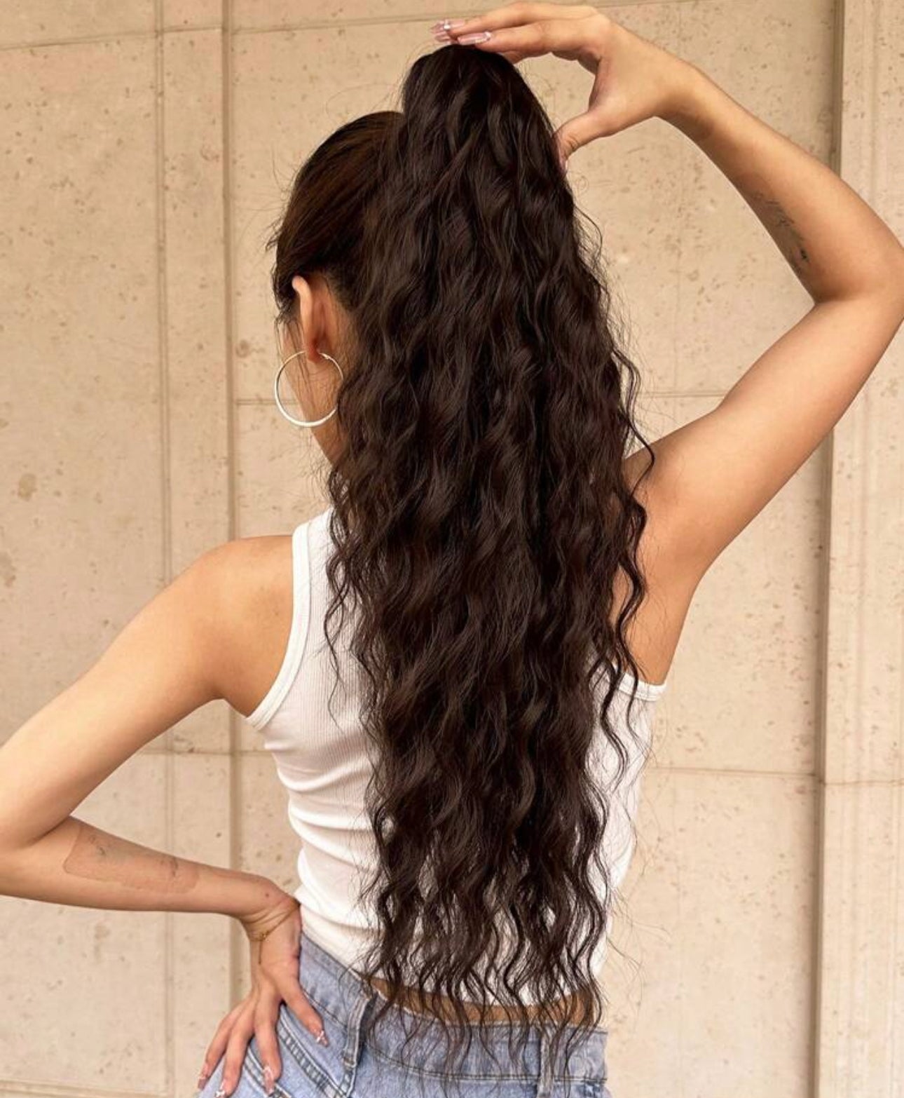 Curly Ponytail