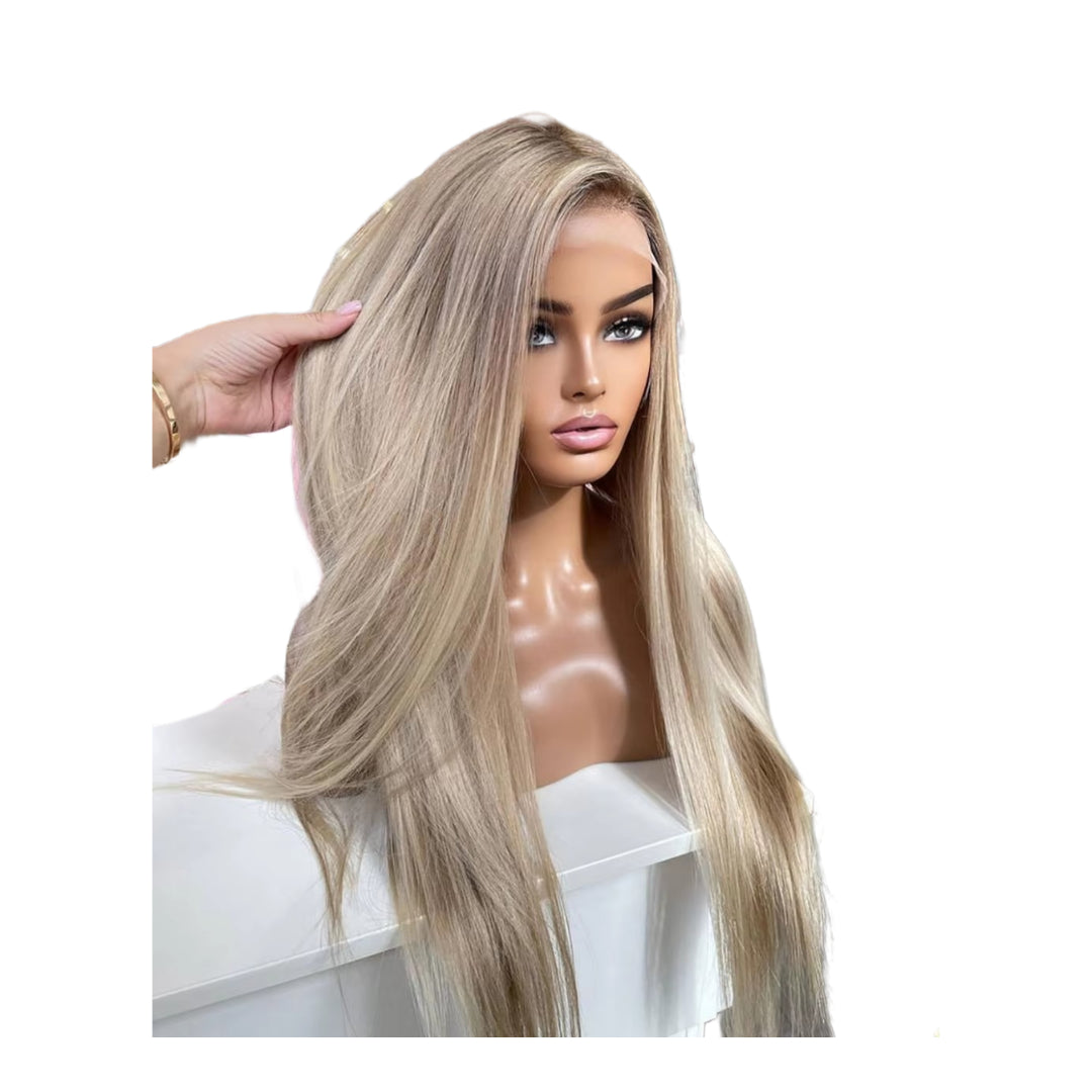 Aschblond Gesträhnte Lacewig – Vielseitigkeit, Stil und Natürlichkeit in Perfektion