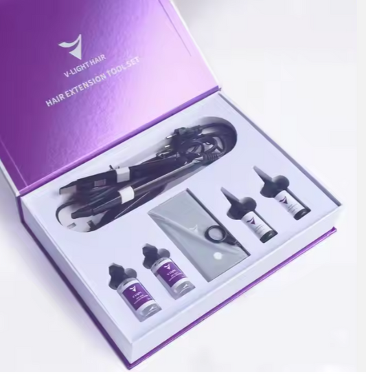 UV - Light Hair Extensions Set